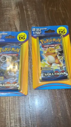 Pokemon XY EVOLUTIONS DG Mini Booster Blister (4 XY Evolutions Pack Total) - Image 2