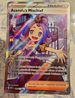 Pokemon TCG Acerola's Mischief 165/132 Me01: Mega Evolution Holo - Image 1