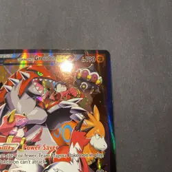 Pokemon TCG Team Magma's Groudon EX 15/34 Double Crisis Holo Rare Mod Played - Image 2