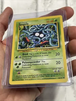 Tangela 66/102 Pokemon Base Set Unlimited Common NM/MINT 1999 Vintage Nintendo - Image 2