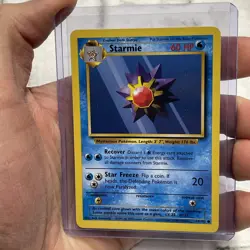 Pokemon TCG Starmie Base Set 64/102 Regular Unlimited Common - NM Near Mint Vtg - Image 1