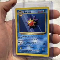 Pokemon TCG Starmie Base Set 64/102 Regular Unlimited Common - NM Near Mint Vtg - Image 2