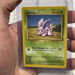1999 Pokemon Base Set Unlimited Nidoran 55/102 Vintage Vtg Pokemon NM/MT Common - Image 1
