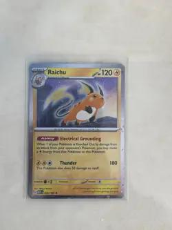 Pokemon TCG Raichu 026/165 151 Cosmos Holo - Image 1
