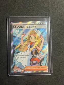 Lillie's Determination Ultra Rare Pokemon TCG Mega Evolution 169/132 - Image 1