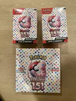 Pokemon 151 2x English Booster Bundle & 1x Japanese Booster Box - Image 1