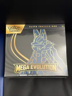 Pokemon TCG Mega Evolution Lucario Elite Trainer Box - ETB - NEW - Sealed - Image 1