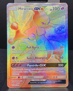 Mewtwo GX 76/73 Secret Rare Shining Legends Holo Rainbow | Near Mint NM Pokemon - Image 2