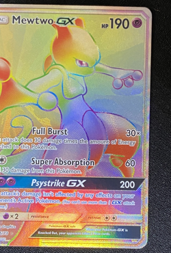 Mewtwo GX 76/73 Secret Rare Shining Legends Holo Rainbow | Near Mint NM Pokemon - Image 4