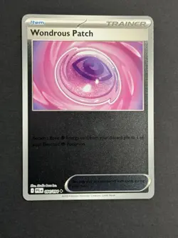Wondrous Patch 094/094 Me02: Phantasmal Flames Reverse Holo Pokemon NM - Image 1