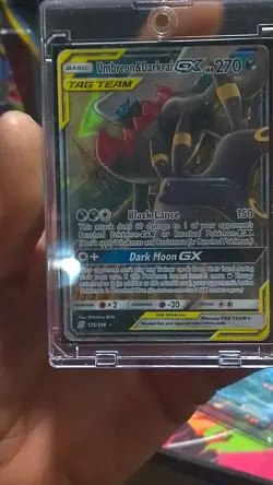 Pokemon Umbreon & Darkrai GX Ultra Rare Holo TAG TEAM Sm-Unified Minds 125/236 - Image 1