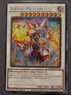 Jurrac Meteor BLMM-EN150 Secret Rare NM 1st Edition Yu-Gi-Oh! - Image 1