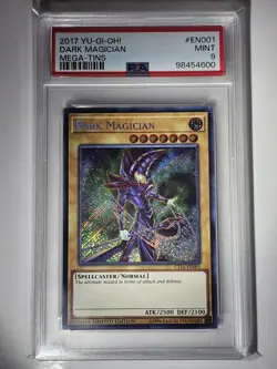 Yugioh PSA 9 Dark Magician CT14-EN001 2017 Mega-Tins Limited Edition Holo - Image 1
