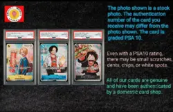 psa10 ONE PIECE JAPAN SABO ACE LUFFY SAIKYO JUMPAll Applicants Service Set of 3 - Image 1