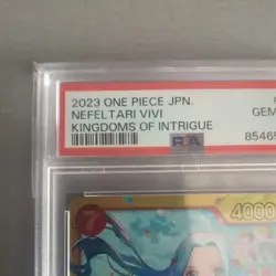 PSA 10 GEM MINT JAPANESE ONE PIECE 2023 NEFELTARI VIVI OP04-118 Kingdom of intri - Image 3