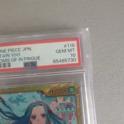 PSA 10 GEM MINT JAPANESE ONE PIECE 2023 NEFELTARI VIVI OP04-118 Kingdom of intri - Image 4