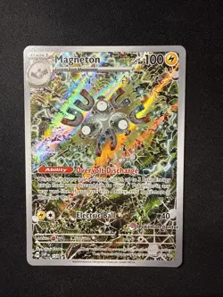 Pokemon TCG Magneton SVP 159 Pokemon Center Stamped Promo NM - Image 1