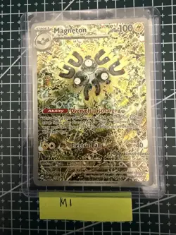 Pokemon TCG Magneton SVP 159 Pokemon Center Stamped Promo NM - Image 1