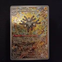 Pokemon TCG Magneton SVP 159 Pokemon Center Stamped Promo NM - Image 1