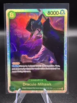 Dracule Mihawk SR OP12-030 One Piece Card - Image 1