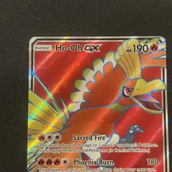 Ho-Oh GX 131/147 Burning Shadows Full Art Ultra Rare Holo Pokemon TCG Card NM - Image 2