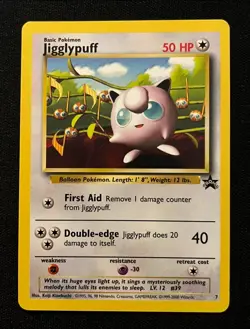 Jigglypuff - Wizards Black Star Promo #7 - 2000 - Pokemon Card - Image 1