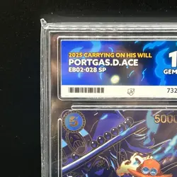 Portgas D Ace EB02-028 SP Gold OP13 Alternate Art One Piece Card English ACE 10 - Image 2