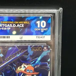 Portgas D Ace EB02-028 SP Gold OP13 Alternate Art One Piece Card English ACE 10 - Image 3