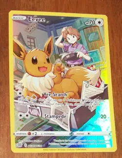 2022 Pokemon Brilliant Stars Eevee Card - Image 1