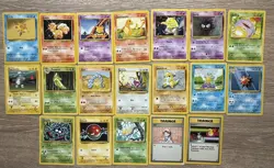 Pokemon Cards: Common Bundle 19 Cards: Base Set Common: HP - Image 1