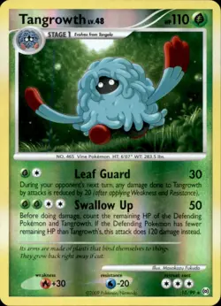 Pokemon Card Tangrowth lv.48 10/99 Reverse Holo Rare Platinum Arceus LP 2009 - Image 1