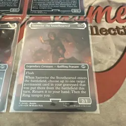 MTG X4 Samwise The Stouthearted Full Art Promo Foil #0449 LOTR! Playset! - Image 5