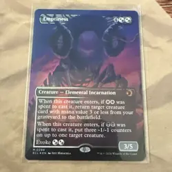 MTG Emptiness (Borderless) Lorwyn Eclipsed #0294 Foil - Image 1