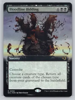 Bloodline Bidding (Extended Art) R Lorwyn Eclipsed 359 NM Foil - Image 1
