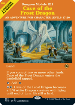1x Cave of the Frost Dragon - Foil - Dungeon Module - Adventures In The Forgotte - Image 1