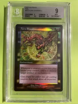 1x Aura Shards - Foil - BGS 9, English Invasion MTG Magic - Image 1