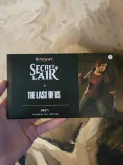 MTG Secret Lair Playstation Foil The Last of Us Part 1 In Hand - Image 1