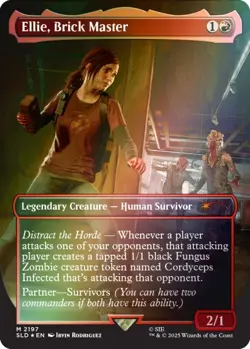MTG Secret Lair Playstation Foil The Last of Us Part 1 In Hand - Image 3