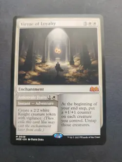 Virtue of Loyalty Wilds of Eldraine Regular MTG - Image 1