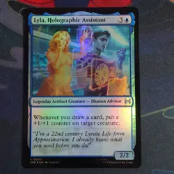 MTG Lyla, Holographic Assistant SPE 0007 (Foil) [Marvel's Spider-Man, near mint] - Image 1