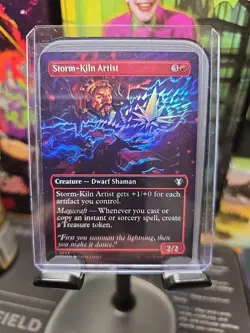 Storm-Kiln Artist (Borderless) Commander Masters Foil - Image 1