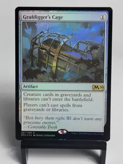 Magic The Gathering - Core Set 2020 - Grafdigger's Cage - FOIL - Image 1