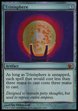 Trinisphere -Foil Medium Play MTG From the Vault: Exiled - Image 1
