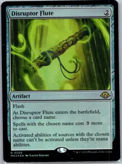 Magic The Gathering FOIL Disruptor Flute Modern Horizons 3 MTG - Image 1