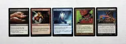 154 MTG MAGIC THE GATHERING 5 CARD MIXED LOT RITE CONSUMPTION UNCOMMON SILVER ♨ - Image 1