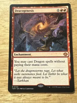1x Dracogenesis NM-Mint, English Tarkir: Dragonstorm MTG With Bonus Cards! - Image 1