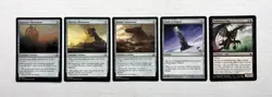 152 MTG MAGIC THE GATHERING 5 CARD MIXED LOT BONTU'S OMENS UNCOMMON SILVER ♨ - Image 1