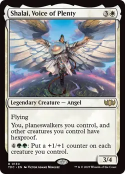 🧙Shalai, Voice Of Plenty R TDM TDC Tarkir Dragonstorm MTG - Image 1