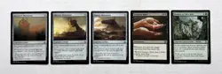 149 MTG MAGIC THE GATHERING 5 CARD MIXED LOT BONTU'S HONDEN UNCOMMON SILVER ♨ - Image 1