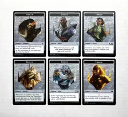 148 MTG MAGIC THE GATHERING 6 CARD EMBLEM LOT TEFERI CHANDRA DARETTI AJANI ♨ - Image 1